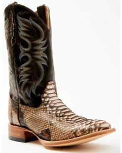 Cody James Men's Exotic Python Western Boots - Broad Square Toe -Cowboy Boots & Accessories Deals Store 2000367488 201 P1