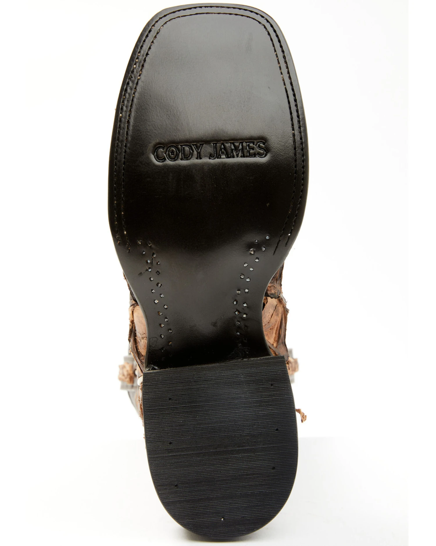 Cody James Men's Exotic Pirarucu Western Boots - Broad Square Toe 1 Cody James Men's Exotic Pirarucu Western Boots - Broad Square Toe