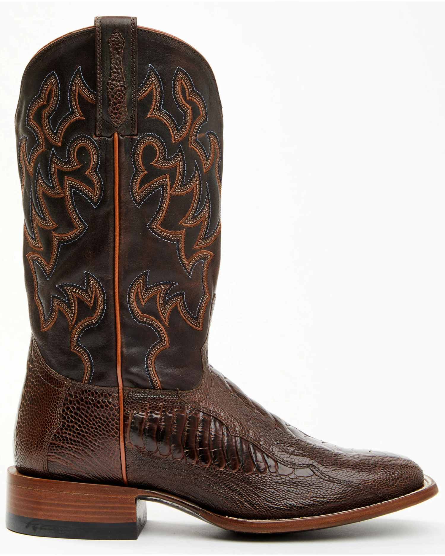 Cody James Men's Antique Cafe Ostrich Leg Exotic Western Boots - Broad Square Toe 1 Cody James Men's Antique Cafe Ostrich Leg Exotic Western Boots - Broad Square Toe