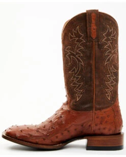 Cody James Men's Brandy Genuine Ostrich Exotic Western Boots - Broad Square Toe -Cowboy Boots & Accessories Deals Store 2000371858 600 P3
