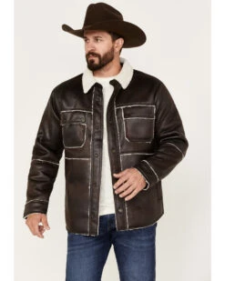 Cody James Men's Carmine Faux Shearling Shacket 6 Cody James Men's Carmine Faux Shearling Shacket -Cowboy Boots & Accessories Deals Store 2000373950 200 P1