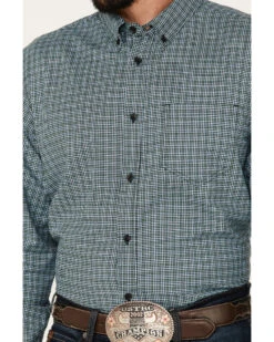 Cody James Men's Small Plaid Button Down Western Shirt -Cowboy Boots & Accessories Deals Store 2000374006 300 P3
