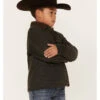 Cody James Boys' Rancher Faux Oil Skin Field Jacket