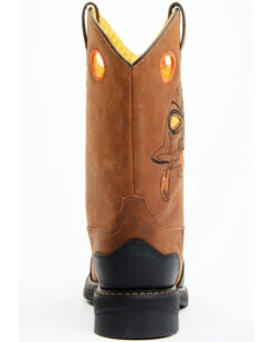 Cody James Boys' Skull Work Boots - Broad Square Toe -Cowboy Boots & Accessories Deals Store 2000374759 900 P5