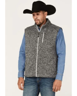Cody James Men's Range Zip-Front Sweater Knit Vest -Cowboy Boots & Accessories Deals Store 2000374854 022 P1