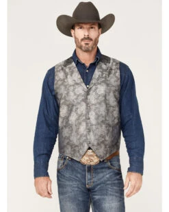 Cody James Men's Regal Paisley Print Vest -Cowboy Boots & Accessories Deals Store 2000375534 040 P1