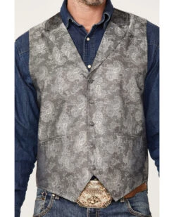 Cody James Men's Regal Paisley Print Vest -Cowboy Boots & Accessories Deals Store 2000375534 040 P2