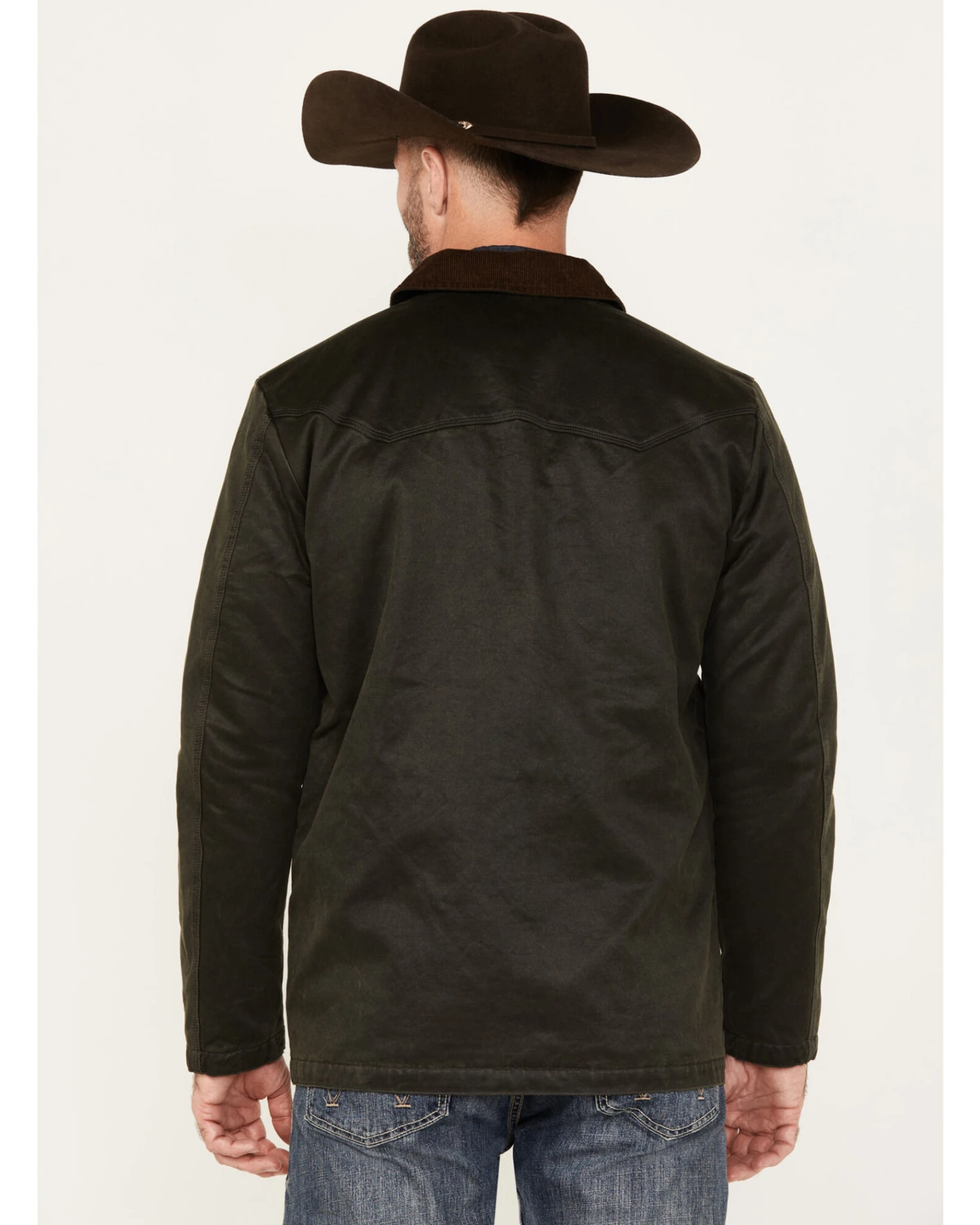 Cody James Men's Mansfield Oilskin Field Coat 4 Cody James Men's Mansfield Oilskin Field Coat - Image 4