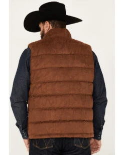 Cody James Men's Faux Suede Puffer Vest -Cowboy Boots & Accessories Deals Store 2000375898 290 P4