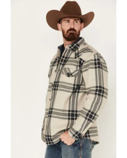 Cody James Men's Tavern Large Plaid Bonded Long Sleeve Button Down Flannel Jacket -Cowboy Boots & Accessories Deals Store 2000380583 110 P2