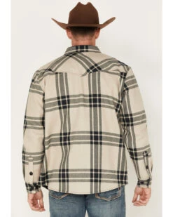 Cody James Men's Tavern Large Plaid Bonded Long Sleeve Button Down Flannel Jacket -Cowboy Boots & Accessories Deals Store 2000380583 110 P4