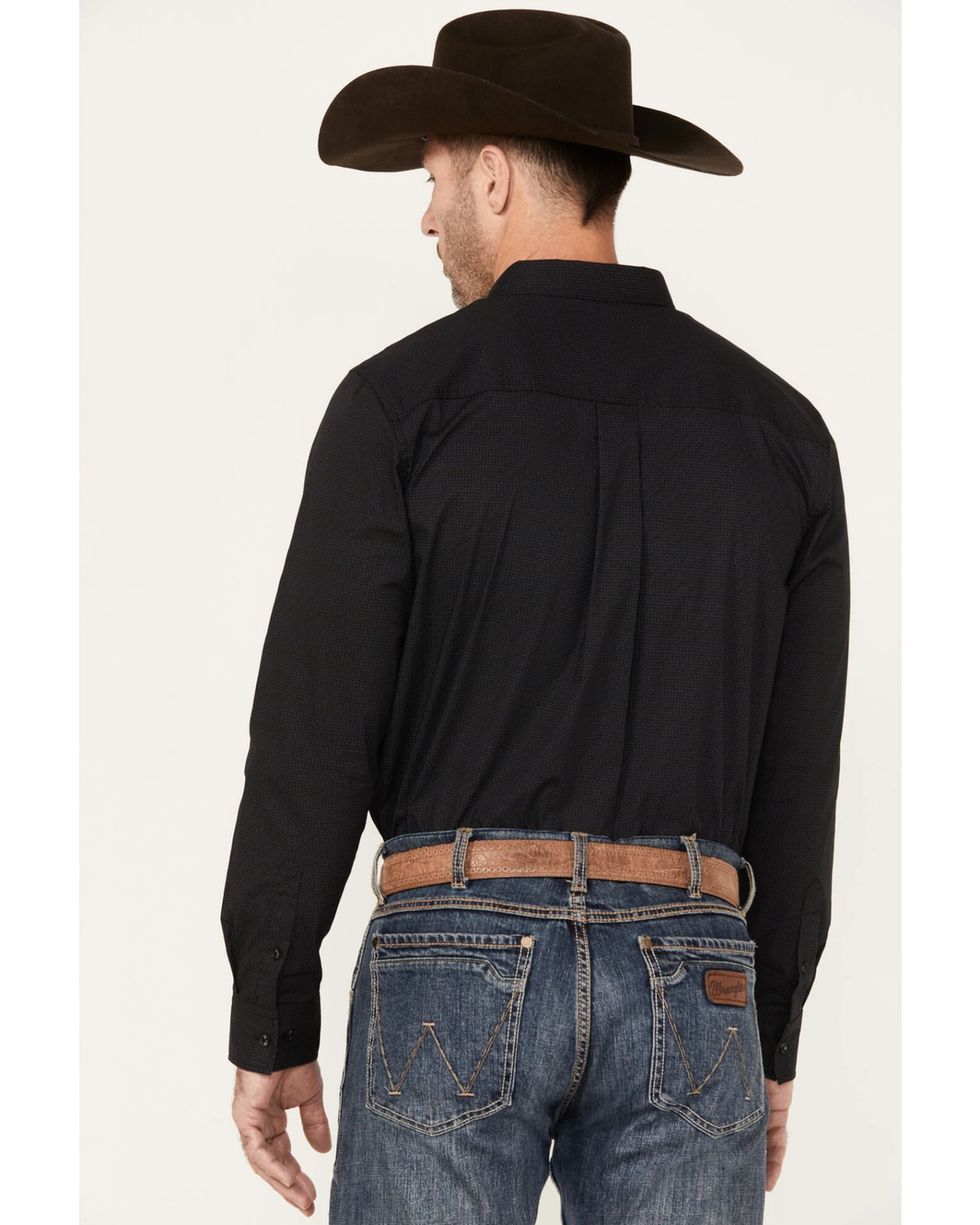 Cody James Men's Bedrock Solid Long Sleeve Stretch Button-Down Western Shirt 1 Cody James Men's Bedrock Solid Long Sleeve Stretch Button-Down Western Shirt