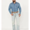 Cody James Men's Pioneer Light Wash Slim Bootcut Stretch Denim Jeans