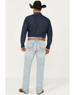 Cody James Men's Jamestown Light Wash Slim Straight Stretch Denim Jeans -Cowboy Boots & Accessories Deals Store 2000386277 412 P3