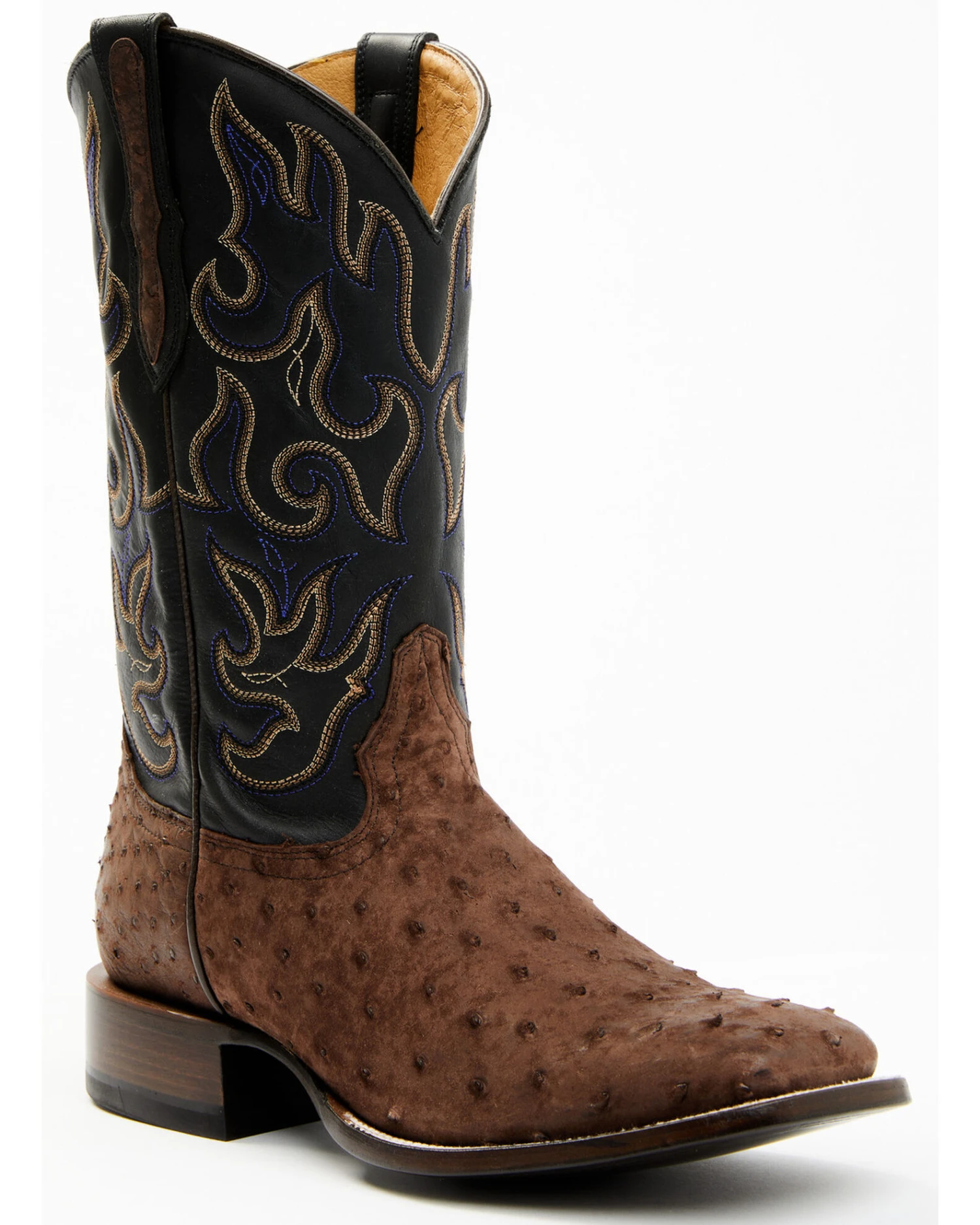Cody James Men's Exotic Full Quill Ostrich Western Boots - Broad Square Toe 3 Cody James Men's Exotic Full Quill Ostrich Western Boots - Broad Square Toe - Image 3
