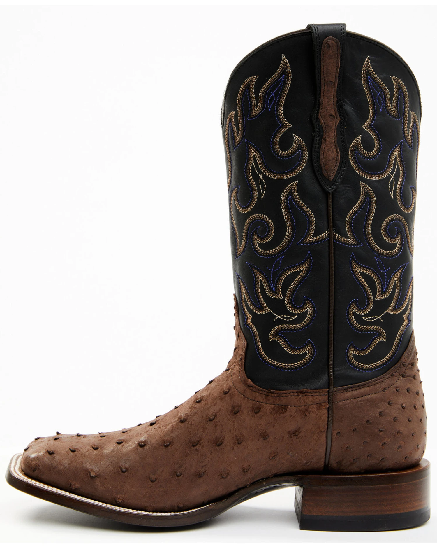 Cody James Men's Exotic Full Quill Ostrich Western Boots - Broad Square Toe 7 Cody James Men's Exotic Full Quill Ostrich Western Boots - Broad Square Toe - Image 7